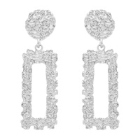 RECTANGLE MALLEABLE DOOR KNOCKER EARRINGS