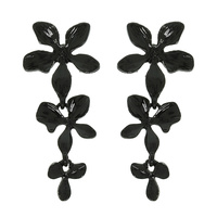 MULTI-PETAL FLOWER POST EARRINGS