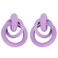 ACRYLIC DOOR KNOCKER EARRINGS