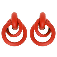 ACRYLIC DOOR KNOCKER EARRINGS