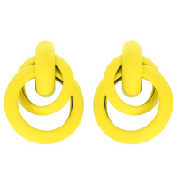 ACRYLIC DOOR KNOCKER EARRINGS