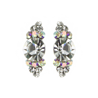 Small Stone Cluster Stud Earrings Erk25R