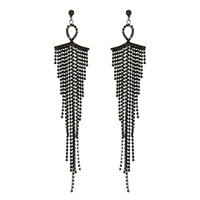 LONG RHINESTONE W/HOOP ON TOP