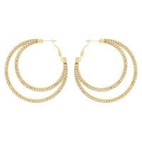 MESH RHINESTONE EARRING