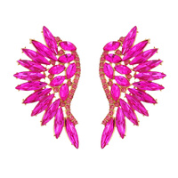 MARQUISE CLUSTER CRYSTAL WING EARRINGS