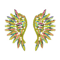 MARQUISE CLUSTER CRYSTAL WING EARRINGS