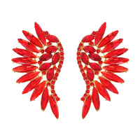 MARQUISE CLUSTER CRYSTAL WING EARRINGS