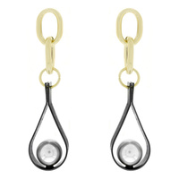 FASHION METAL DANGLE EARRINGS
