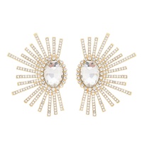 CRYSTAL GEMSTONE STARDUST DROP EARRINGS