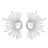 CRYSTAL GEMSTONE STARDUST DROP EARRINGS