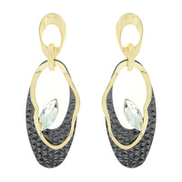 FASHION METAL DANGLE EARRINGS