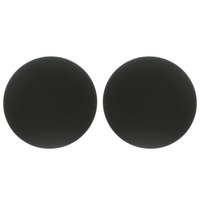 ACRYLIC ROUND POST DISC EARRINGS