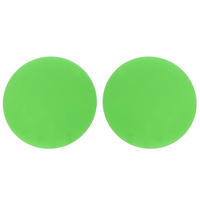 ACRYLIC ROUND POST DISC EARRINGS