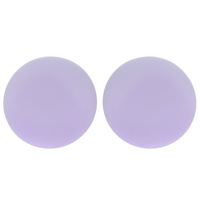 ACRYLIC ROUND POST DISC EARRINGS