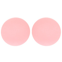 ACRYLIC ROUND POST DISC EARRINGS