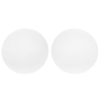 ACRYLIC ROUND POST DISC EARRINGS