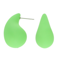ACRYLIC TEARDROP POST EARRINGS