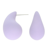 ACRYLIC TEARDROP POST EARRINGS