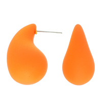 ACRYLIC TEARDROP POST EARRINGS