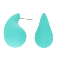 ACRYLIC TEARDROP POST EARRINGS