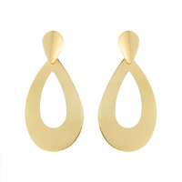 DROP METAL POST EARRING