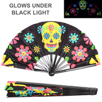 VIBRANT SOLID COLOR FOLDING HAND FAN