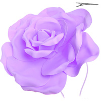 LIGHTWEIGHT ROSE FLOWER FASCINATOR