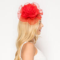 FLOWER HEADBAND FASCINATOR