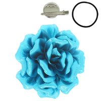 2 IN 1 ROSE BLOOM HAIR CLIP BROOCH PIN