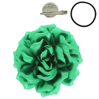 2 IN 1 ROSE BLOOM HAIR CLIP BROOCH PIN
