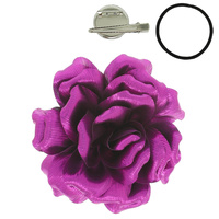 2 IN 1 ROSE BLOOM HAIR CLIP BROOCH PIN