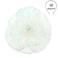 SEQUIN ROSE BLOOM 3-IN-1 FASCINATOR