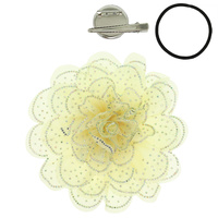 2 IN 1 FLORAL BLOOM HAIR CLIP BROOCH PIN
