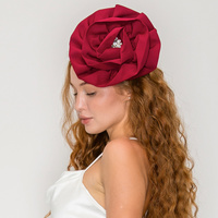 FLORAL FASCINATOR WITH CLIP AND HEADBAND