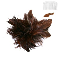 Bendable Feather Hair Comb Fascinator