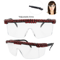 SAFETY GLASSES/ PROTECTIVE GOGGLES WITH STONES