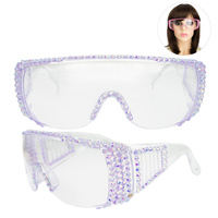 SAFETY GLASSES/ PROTECTIVE GOGGLES WITH  STONES