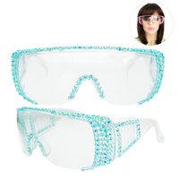 SAFETY GLASSES/ PROTECTIVE GOGGLES WITH  STONES