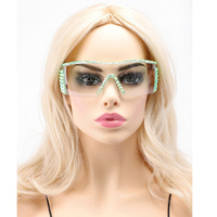 SAFETY GLASSES/ PROTECTIVE GOGGLES WITH AB STONE