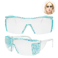 SAFETY GLASSES/ PROTECTIVE GOGGLES WITH AB STONE