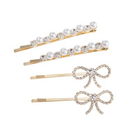 CR-S s bow n pearl pin 4pc set