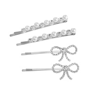 CR-S s bow n pearl pin 4pc set