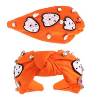 GHOST BEADED HALLOWEEN KNOTTED HEADBAND