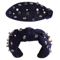 JEWELED GAME DAY FOOTBALL KNOTTED HEADBAND