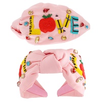 TEACHER APPRECIATION JEWELED KNOTTED HEADBAND