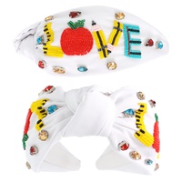 TEACHER APPRECIATION JEWELED KNOTTED HEADBAND