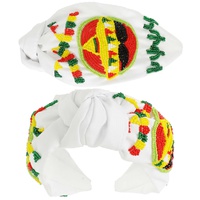 CINCO DE MAYO SOMBRERO BEADED TOP KNOTTED HEADBAND