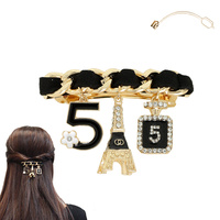 FASHIONISTA RHINESTONE CHARM HAIR CLIP