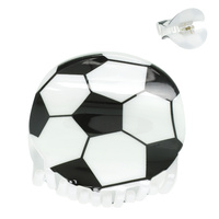GAME DAY SOCCER PLASTIC HAIR CLAW CLIP