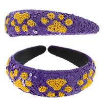 PAW SEED BEADED SEQUINS EMBELLISHED HEADBAND